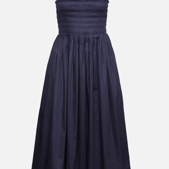 La Ligne Smocked Fit & Flare Dress - Picture 3 of 8